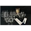 Image 1 : Assorted glass stemware