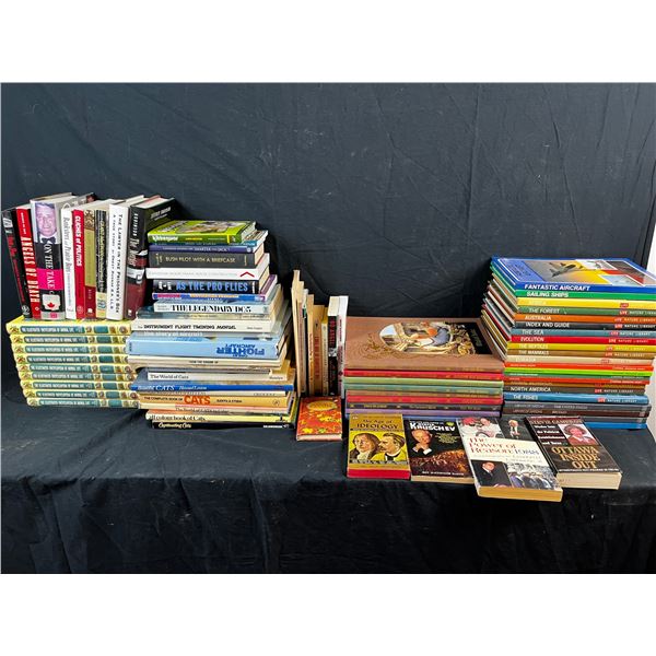 Large lot of mixed books