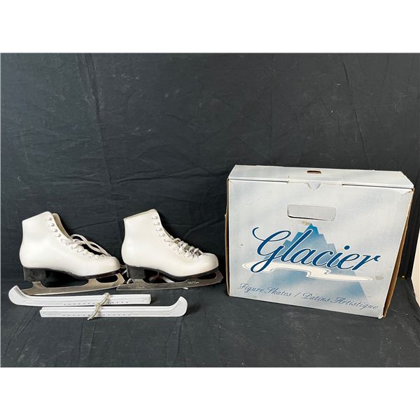 Glacier size 7 ladies figure skates in box