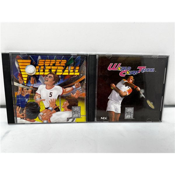 Turbografx-16 games, volleyball & tennis