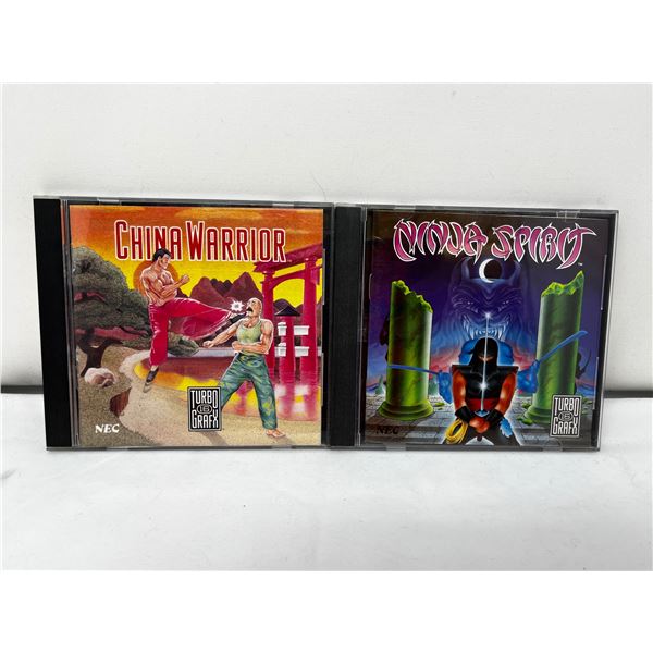 Turbografx-16 games, china warrior, ninja spirit