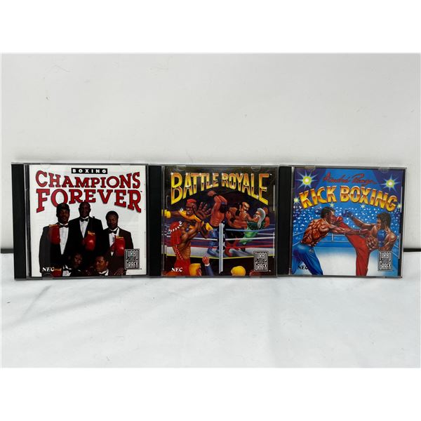 Turbografx-16 games, 3 boxing/combat games