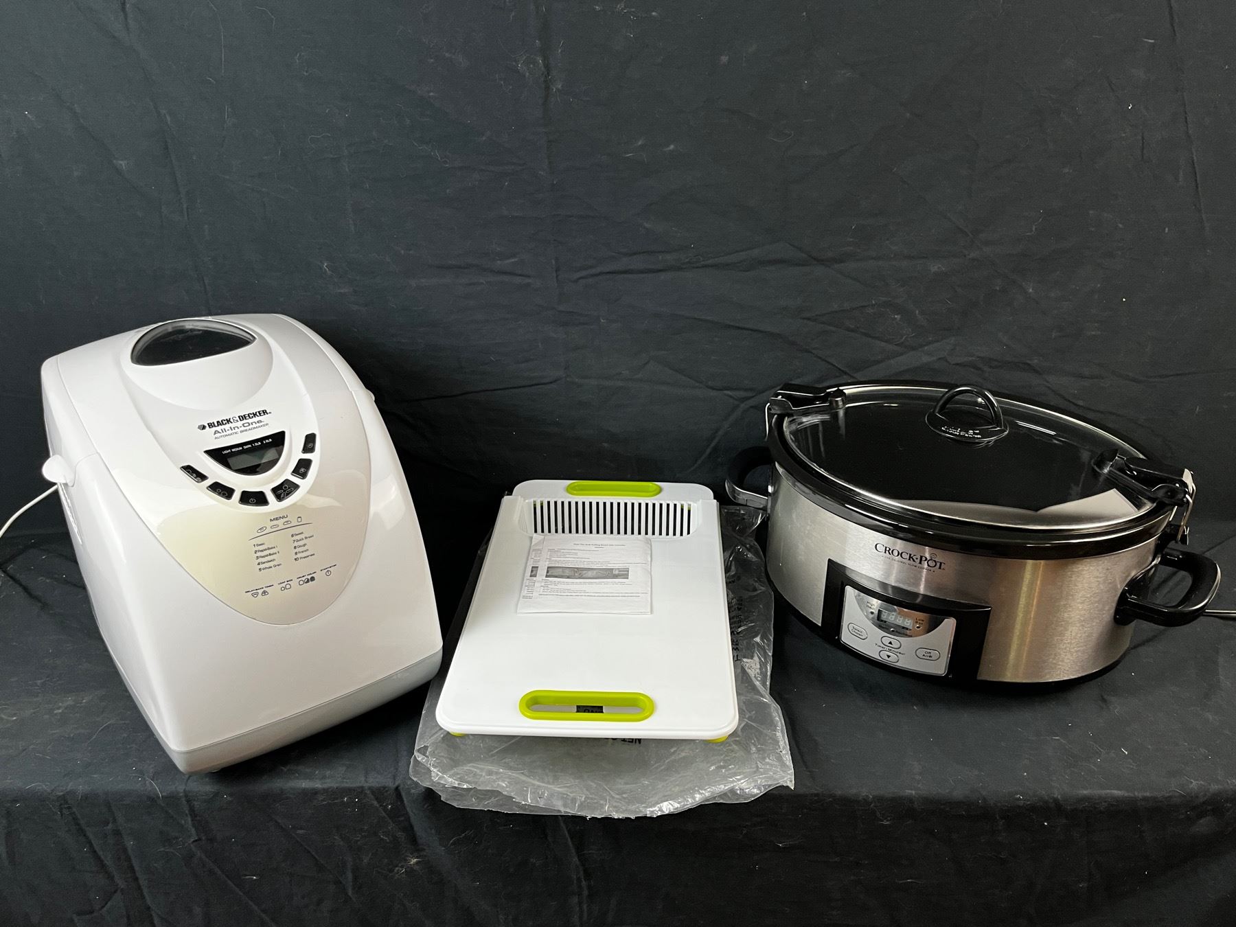 Crock pot and black& decker bread maker