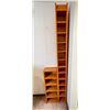 Image 1 : Set of two wooden cd/dvd racks