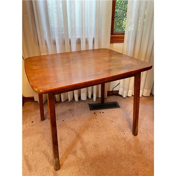 Small wooden end table