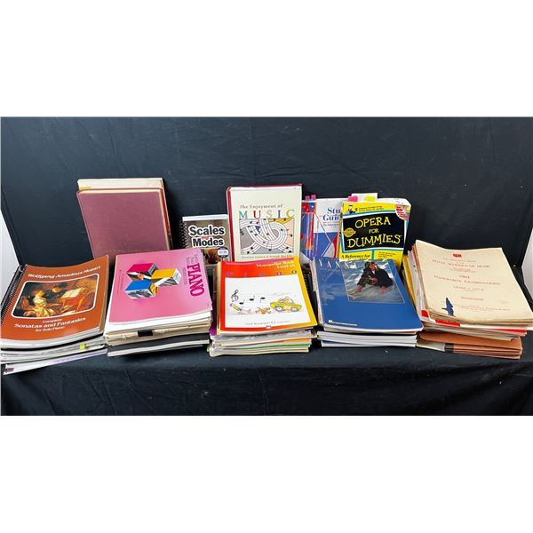 Large lot of Music Books and sheet music