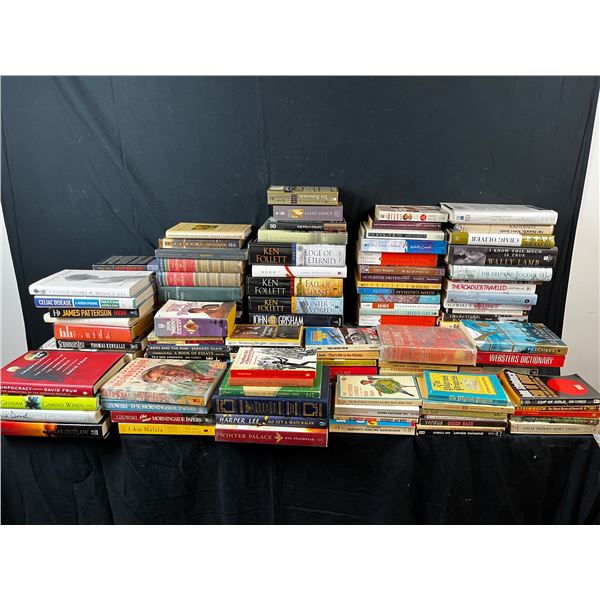 Large group of novels/books from home library