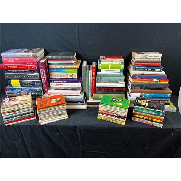 Large group of novels/books from home library