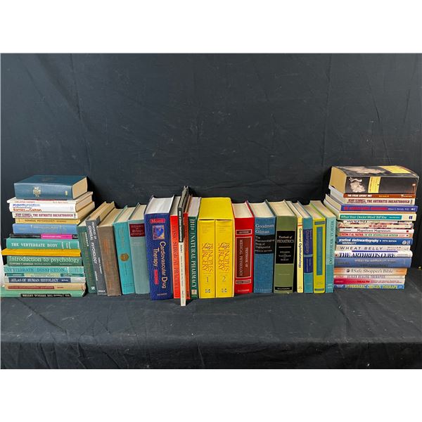 Large selection of medical books