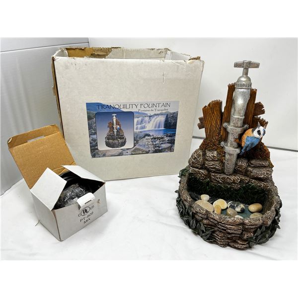 Miniature tranquility fountain in box