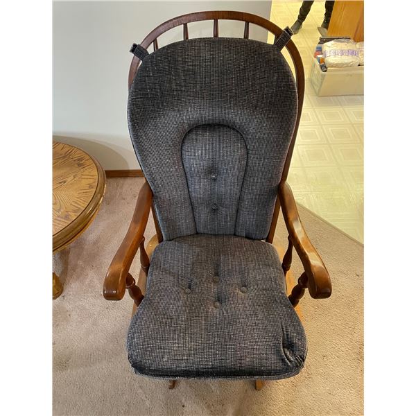 Shermag wooden rocking chair