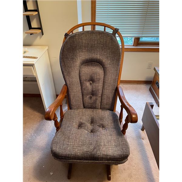 Shermag wooden rocking chair