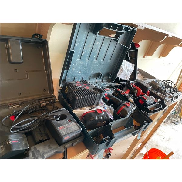 Lot of 4 power tools including drill and jigsaw