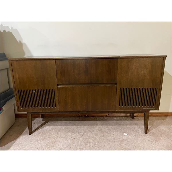 Vintage Radio Cabinet - hardware removed