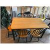 Image 3 : Wooden dining room table and 6 chairs