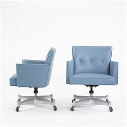George Nelson & Associates office chairs, pair