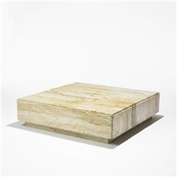 In the manner of Milo Baughman coffee table