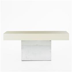 In the manner of Milo Baughman console