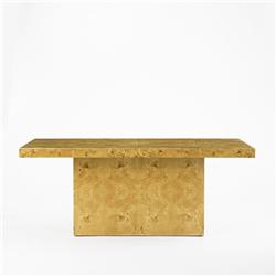 In the manner of Milo Baughman dining table