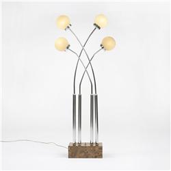 In the Manner of Milo Baughman floor lamp