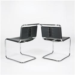 Marcel Breuer B33 chairs, pair