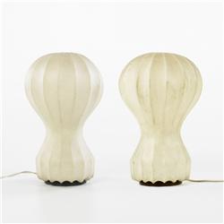 Castiglioni Gatto table lamps, pair
