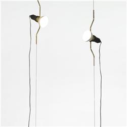 Castiglioni & Manzu Parentesi suspension lamps, 2