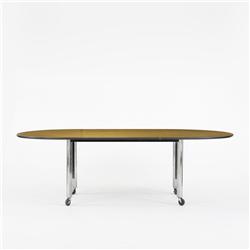 Joseph d'Urso rolling dining table