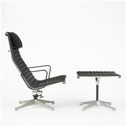 Eames Aluminum Group lounge chair and ottoman
