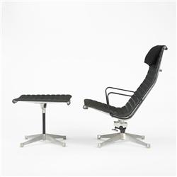 Eames Aluminum Group lounge chair and ottoman