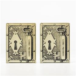 Piero Fornasetti bookends, pair