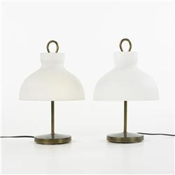 Iganzio Gardella table lamps, pair