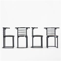 Josef Hoffmann chairs, set of four