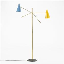 Italian Two Arm floor lamp