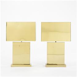 Curtis Jere table lamps, pair
