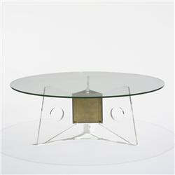 Manner of Charles Hollis Jones coffee table