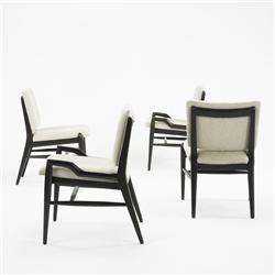 John Keal lounge chairs, set of four