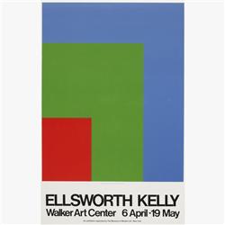 After Ellsworth Kelly Exhibition poster