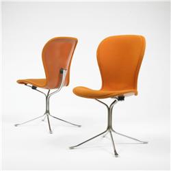 Gideon Kramer Ion chairs, pair