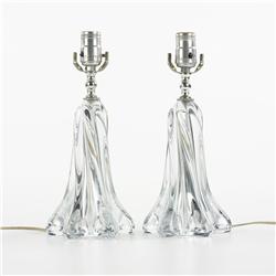 Jacques le Chatel table lamps, pair