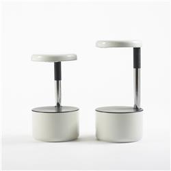 Lucci and Orlandini Golf stools, pair