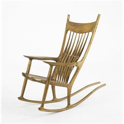 In the manner of Sam Maloof rocker