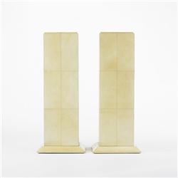 In the manner Of Samuel Marx pedestals, pair