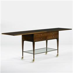 Paul McCobb serving cart
