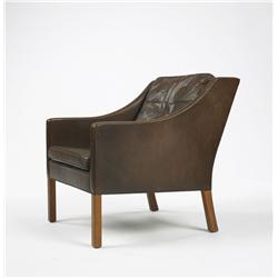 Borge Mogensen and Hans Wegner lounge chair