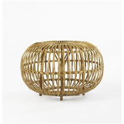 Ico and Luisa Parisi wicker ottoman