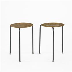 In the manner of Tony Paul stools, pair