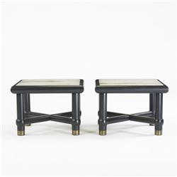 Manner of Harvey Probber occasional tables, pair