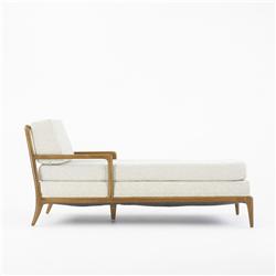 In the manner of T.H. Robsjohn-Gibbings chaise lounge