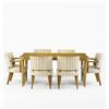 Image 1 : Gilbert Rohde dining table and eight chairs